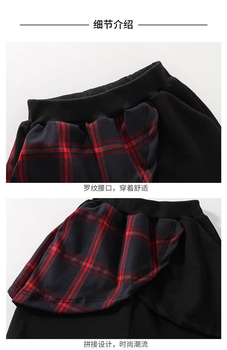 Pantaloni da bambino harlunch versione elastica allentata primavera e autunno 2022 nuovi pantaloni da bambino per bambini con Leggings per bambini