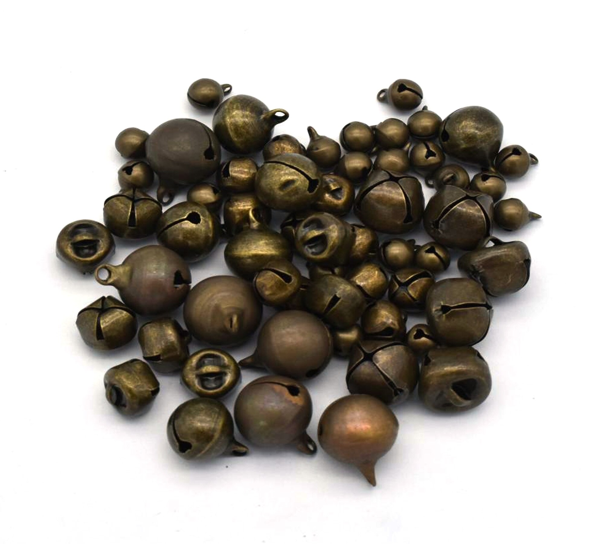 Retro Klokken Mini Bells Kerstversiering Klokken Voor Diy Naaien Krans Decoratie Sieraden Maken Meerdere Maten