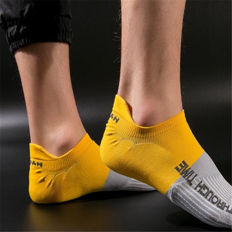 5 pairs Sports Socks MANPAO MP-P911 Nylon Running Socks Men Slipper Socks Non-slip Outdoor Hiking Basketball Socks