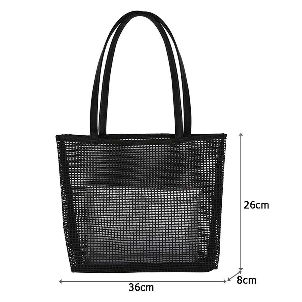 Pvc Handtassen Voor Vrouwen Mode Tote Strand Tassen Herbruikbare Boodschappentassen Casual Winkelwagen Grote Capaciteit Tassen