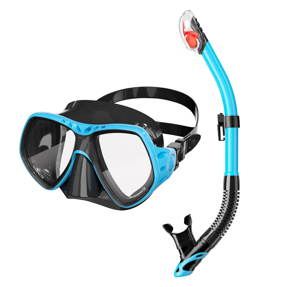 Neue Professionelle Tauchen Maske Schnorcheln Anzug Erwachsene Silikon Anti-Nebel-Brille Ausbildung Schnorchel Bausatz Schwimmen Ausrügestochen: Gelb