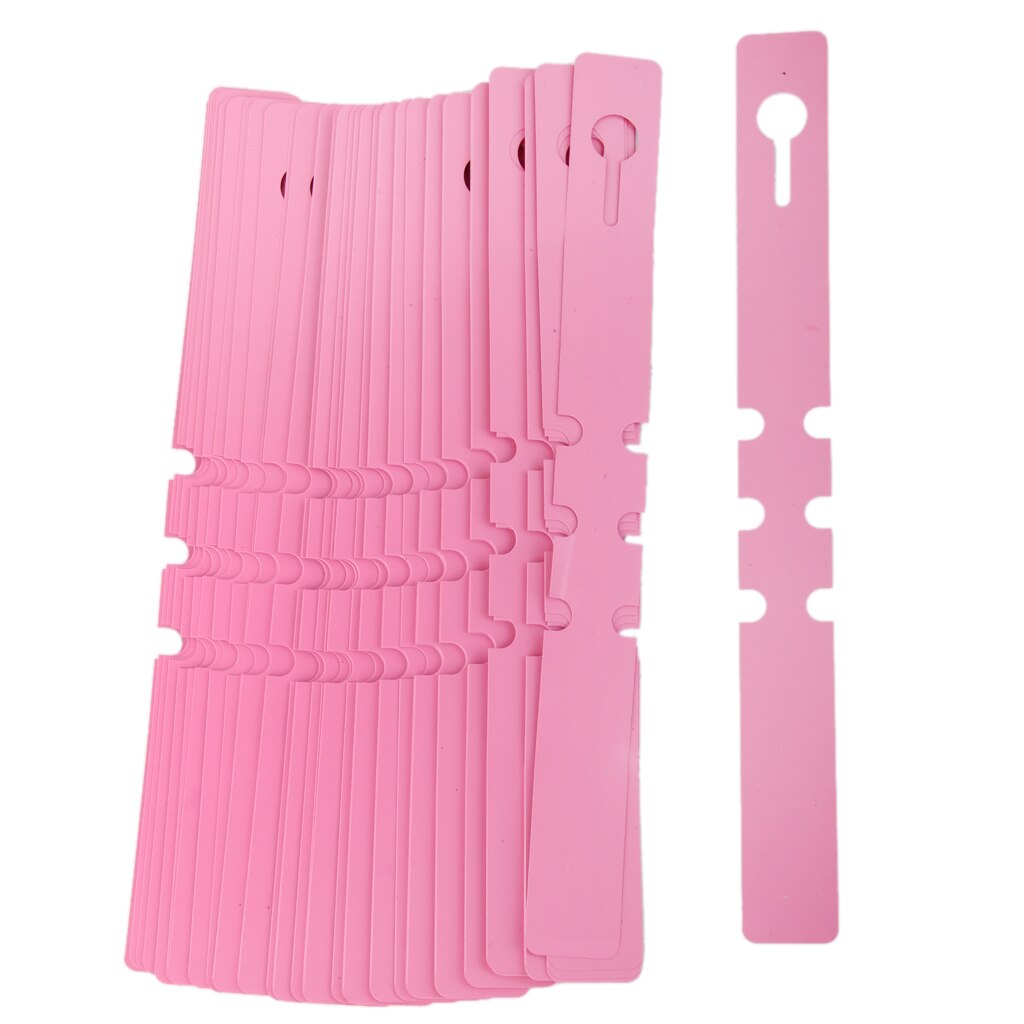 Etiquetas de plástico para plantas, marcador de jardín para bandejas de semillas y macetas, suministros para invernadero, 100 Uds.: Pink