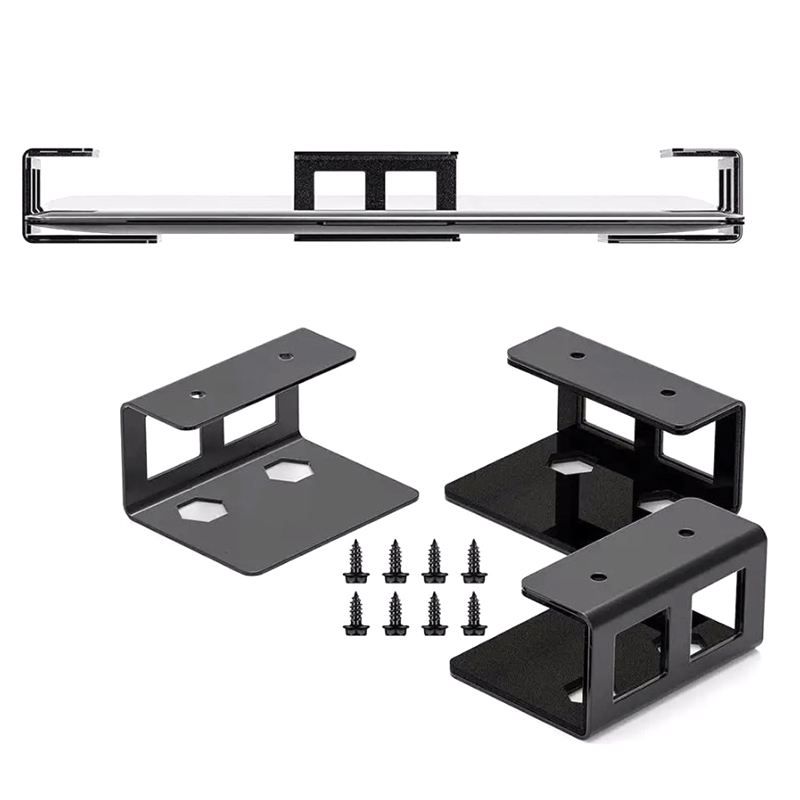 Onder Bureau Laptop Opbergbeugel Metalen Beschermhouder Met Schroeflaptopbevestiging