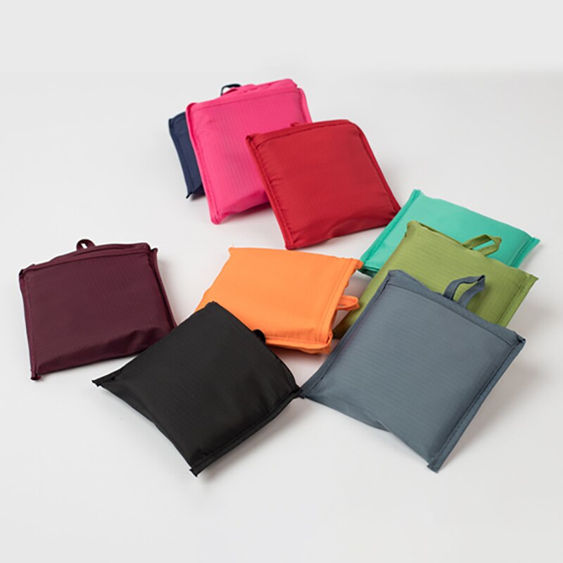 Milieubescherming Oxford Doek Bakken Waterdichte Draagbare Pure Color Grote Capaciteit Boodschappentas Herbruikbare Opvouwbare