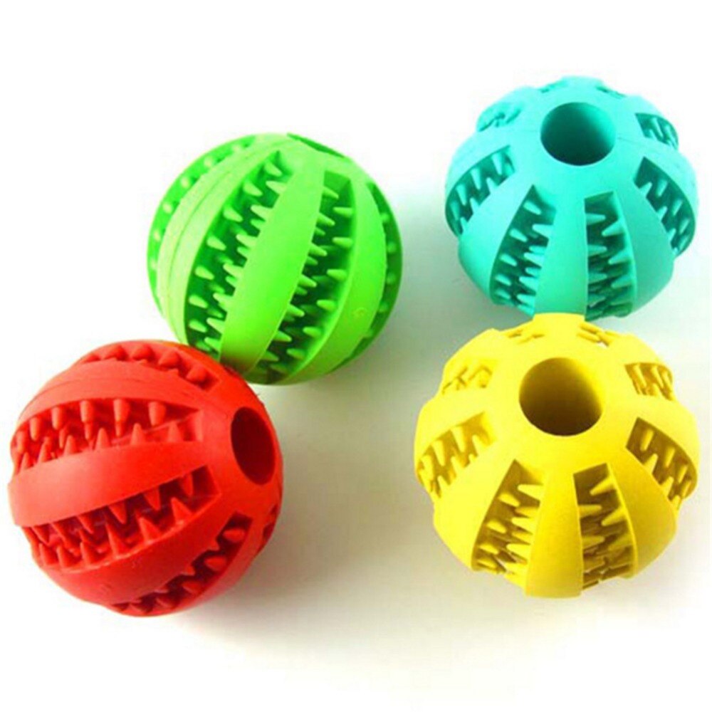 Hond Speelgoed Speelgoed Grappige Interactieve Elasticiteit Bal Hond Kauwen Speelgoed Voor Hond Tand Schoon Bal Van Voedsel Extra -tough Rubberen Bal