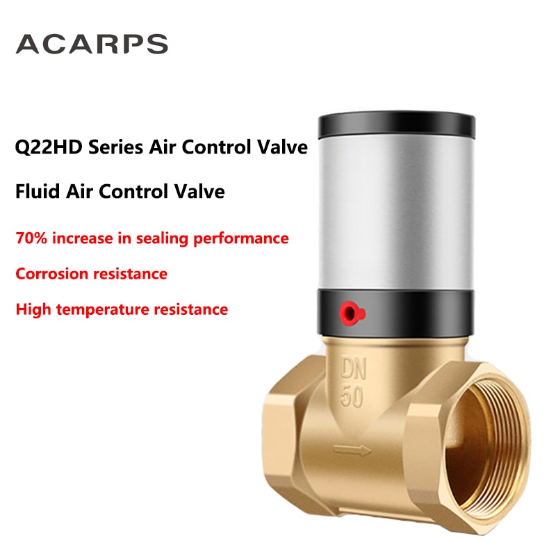 1/2&amp;quot; 3/4&amp;quot; 1&amp;quot; 1-1/4&amp;quot; 1-1/2&amp;quot; 2&amp;quot; Fluid Air Control Valve Q22HD Brass Valve Body Air Control Valve Pneumatic Control Valve