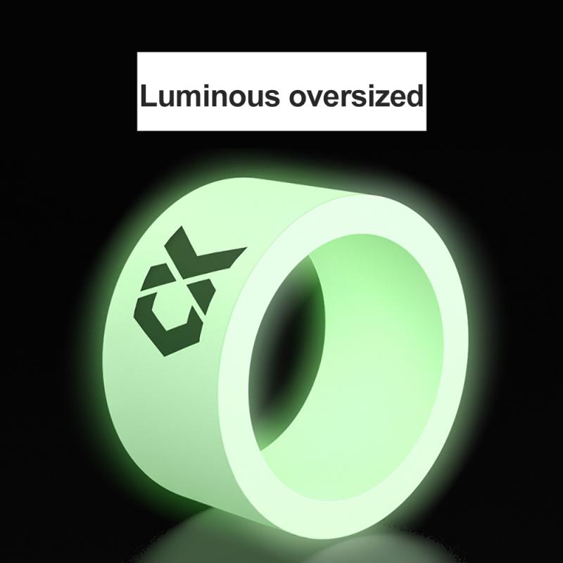 Anillo antideslizante luminoso para caña de pescar, correa de envoltura con mango de silicona que absorbe el sudor, cinta antideslizante, accesorios para anillo de pesca: 08