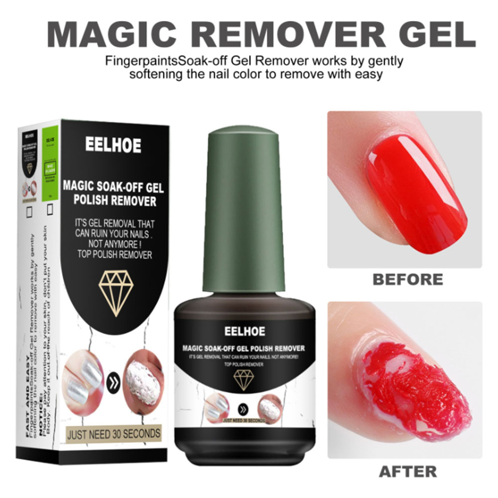 15Ml Burst Nail Remover Manicure Semi Permanente Nagellak Remover Varnish Tool Soak Off Remover Polish Nail Cleaner