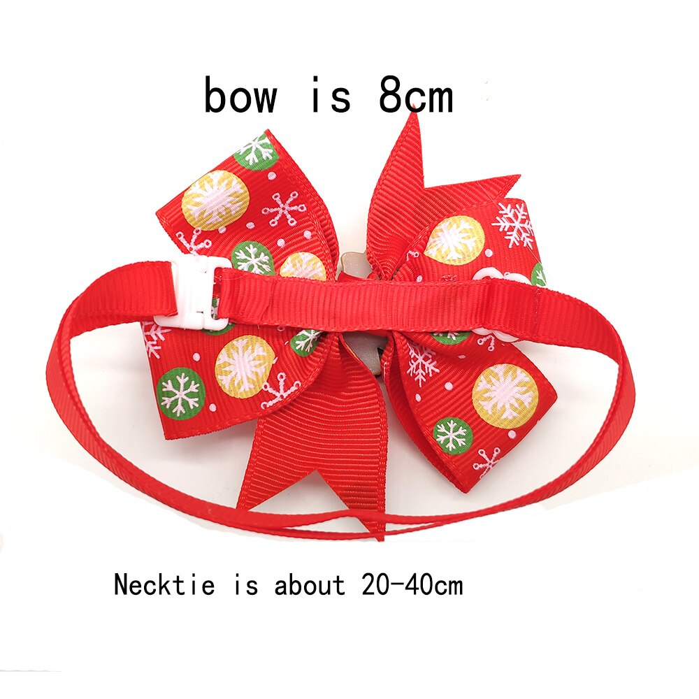30/50 pc jul tillbehör för husdjur hund valp hund fluga med jul tillbehör katt hund fluga slips liten hund husdjur tillbehör
