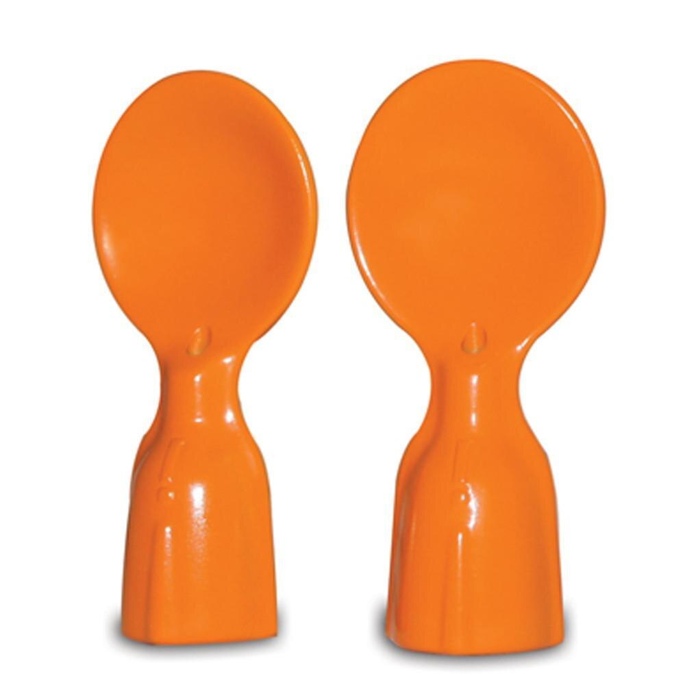 Squeeze food station hjemmelavet børnemad dispenserposer babymad maker opbevaringspakke maskine juice puré pakke foderposer: Et par skeer