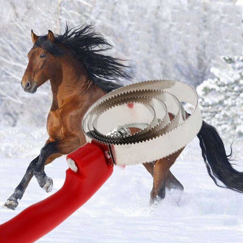 Hest rengjøring børste verktøy pleieprodukter grooming verktøy kam skrape karri børste