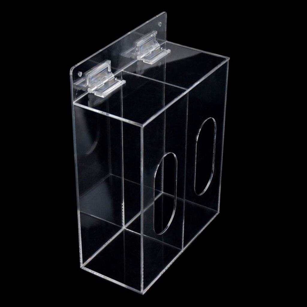 Clear Acrylic Dispenser Box for Organizing Glove, Disposable Face Cover