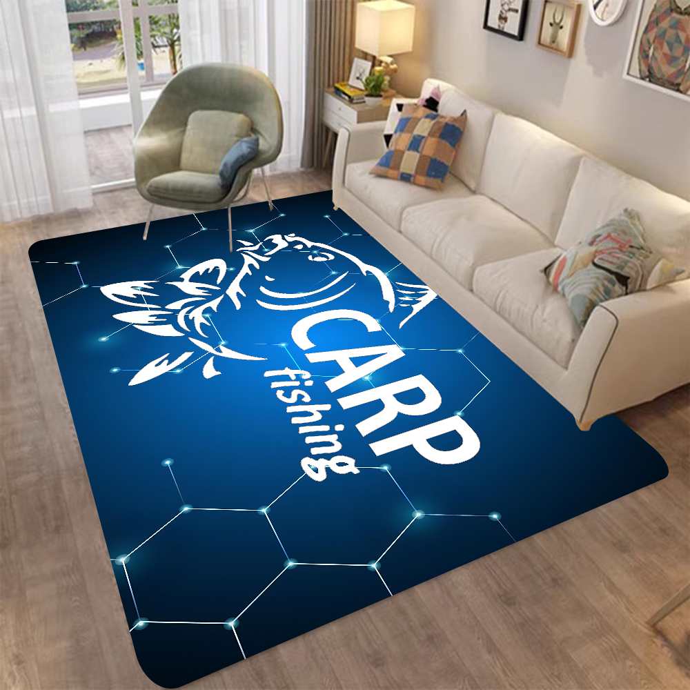 Nash Fishing Logo Deuringang Antislip Badkamermat Kinderkamer Slaapkamer Decoratie Balkon Antislip Deurmat Woonkamer
