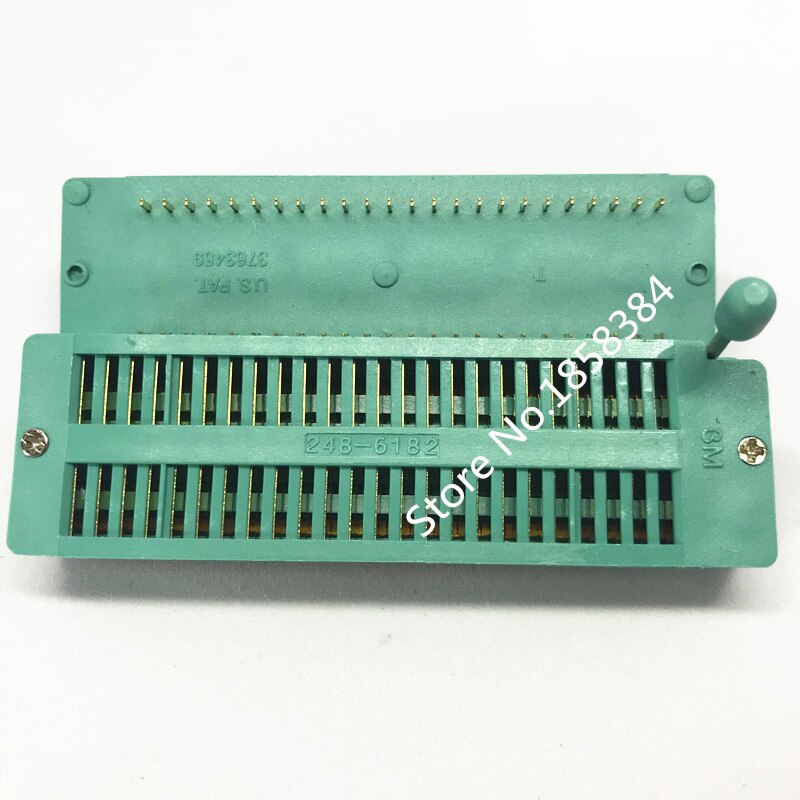 2Pcs/Lot 3M Gold DIP 48 Pin 48Pin Universal ZIF IC Socket 12268
