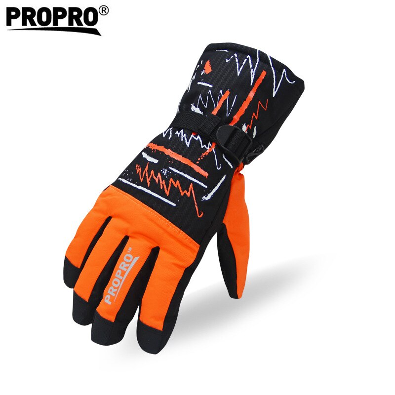 PROPRO zimowe rękawice narciarskie Snowboard polar wodoodporna skuter rękawice do jazdy na motorze rękawiczki śnieżne Unisex