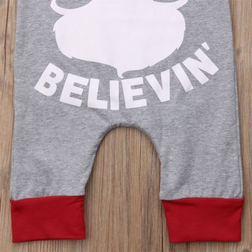 szczyt niemowlę Dzieci chłopiec dziewczynka niemowlę święty mikołaj kombinezon bez rękawów romper ubrania świąteczne rozmiar stroju 0-24M