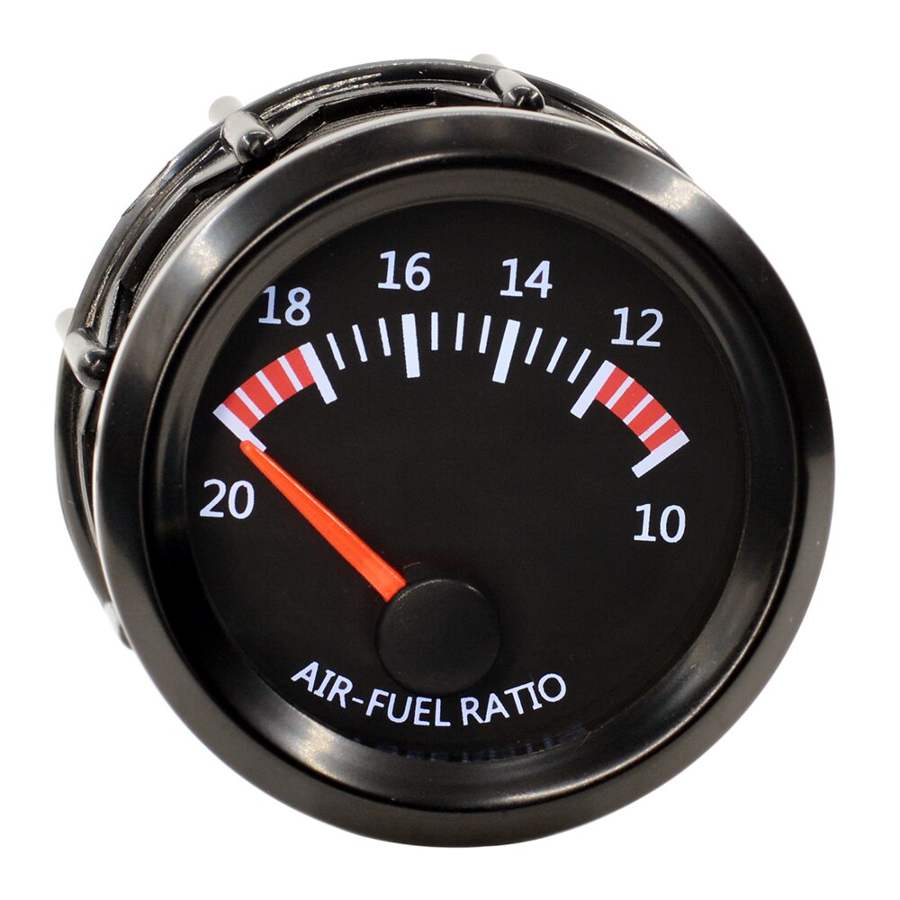 Dragon 2" 52mm Stepper Motor White LED Backlight Auto Car Air Fuel Ratio Gauge Narrow Band Oxygen Sensor Meter