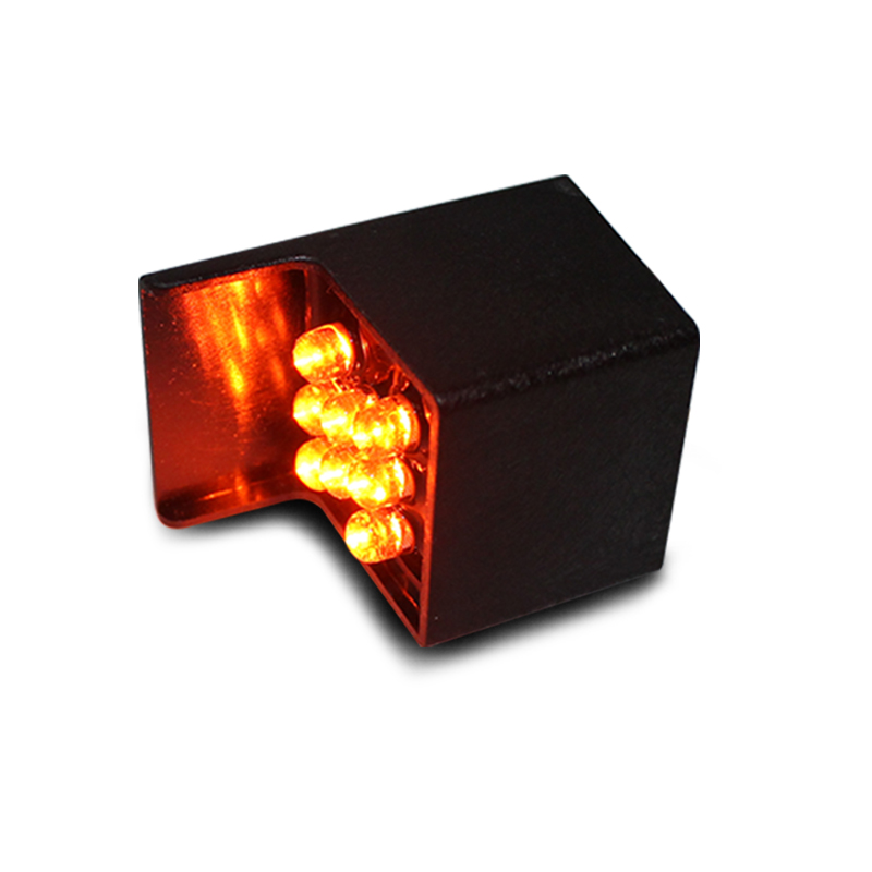Factory direct price 28mm red LED pixel cluster square traffic signal light replacement