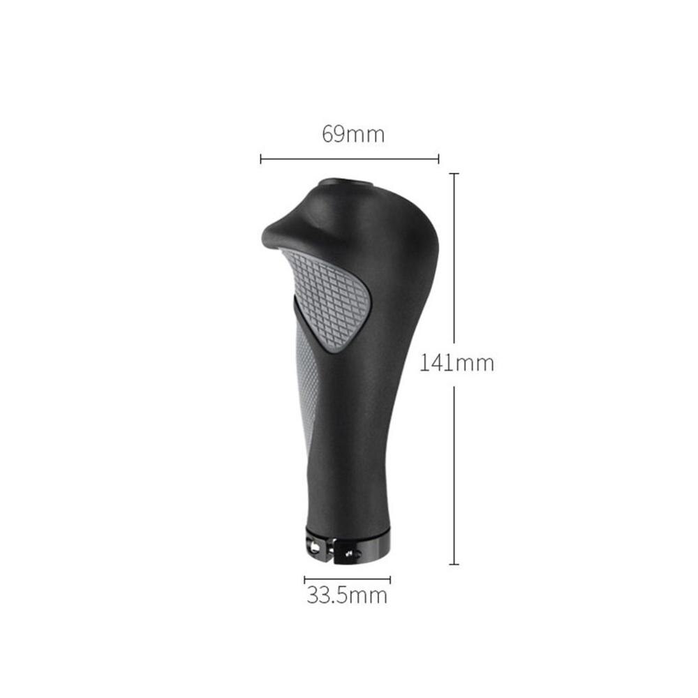 Polkupyörän kahvat kumiset ergonomiset luistamaton ohjaustangon kahvat mtb -polkupyörävuori -käsikäyttöiset mtb -kumikahvat pyörälle t#