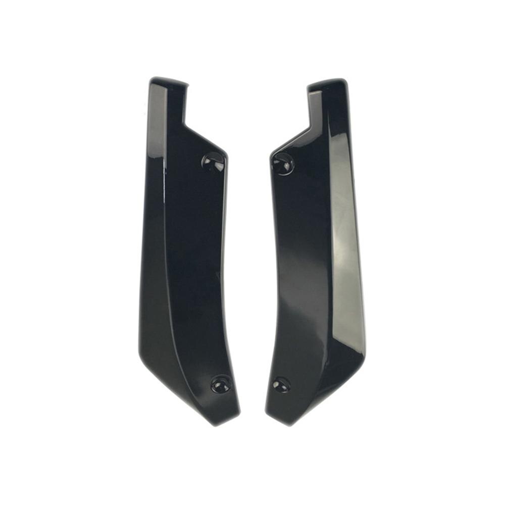 Par de difusor de labio para parachoques trasero de coche Universal, divisor de ángulo Canard, faldón lateral, extensión de parachoques, Alerón, Protección decorativa