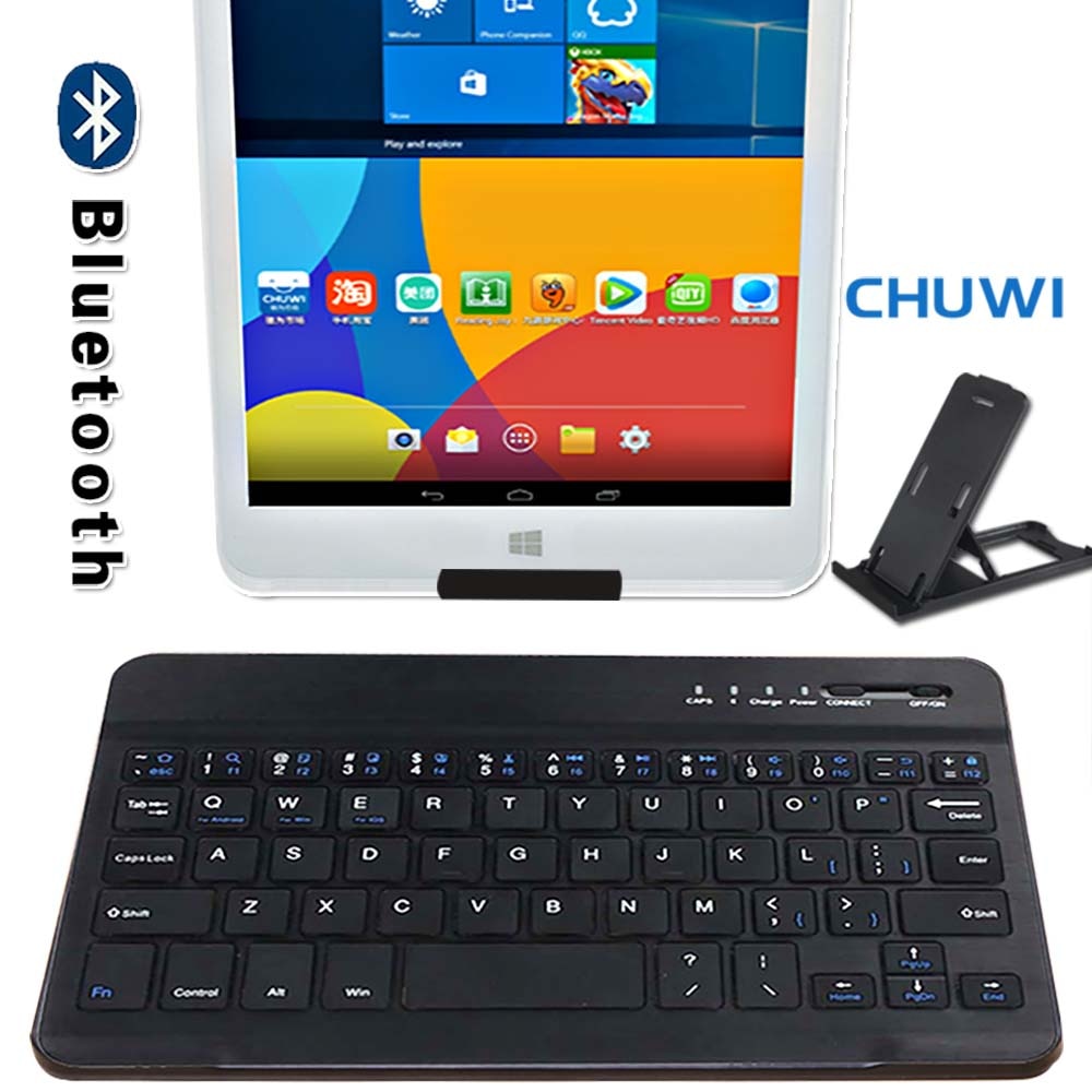 Drahtlose Tastatur Bluetooth Tastatur für Chuwi Hallo8 Luft/Hallo8 Profi 8,0 Zoll/Hallo9/Hallo9 Profi Tablette Laptop wiederaufladbare Tastatur + Halterung