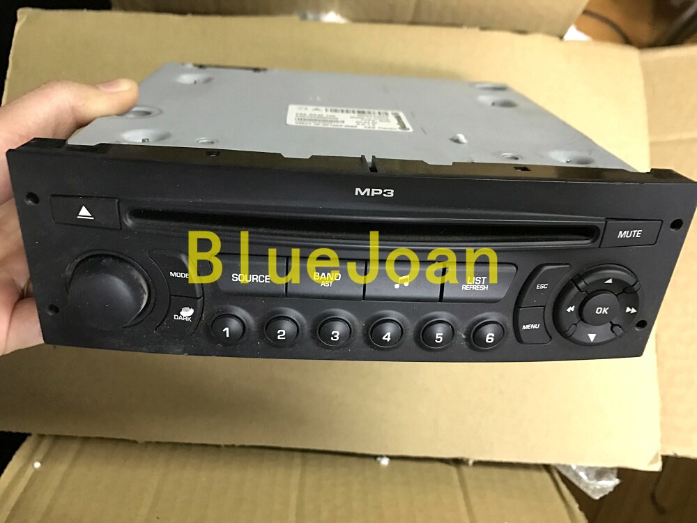 GENUINE RD45 Ca r Radio with CD USB Bluetooth for Peugeot 207 206 307 308 807 Citroen C2 C3 C4 C5 C8 (set VIN code by yourself