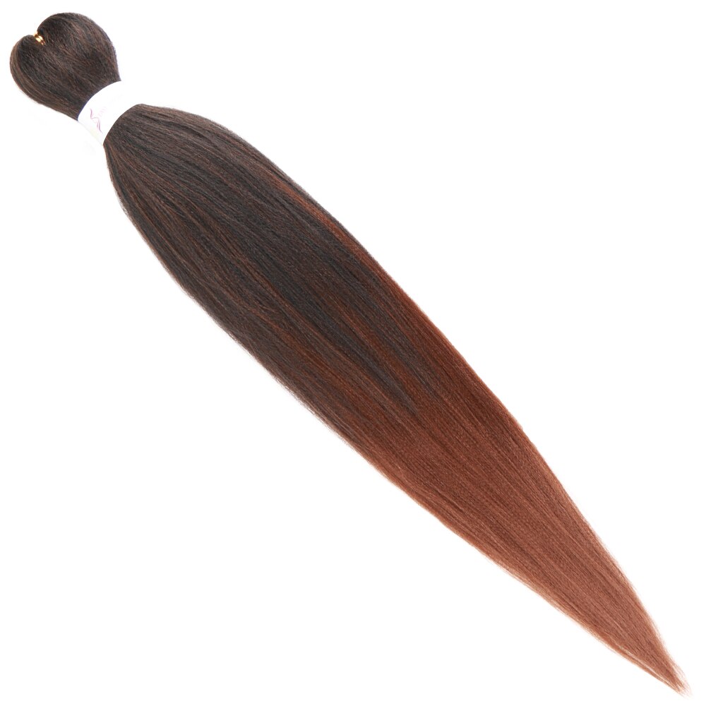 Longue 26 "facile tresse Crochet cheveux eau chaude réglage Pure/ Ombre Jumbo tresses cheveux 90 grammes Extensions de cheveux synthétiques pour les femmes: 1B-30