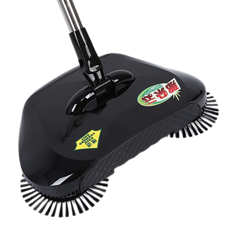 Offre spéciale en acier inoxydable balayeuse Type de poussée main balai pelle à poussière poignée ménage nettoyage paquet main poussée balayeuse