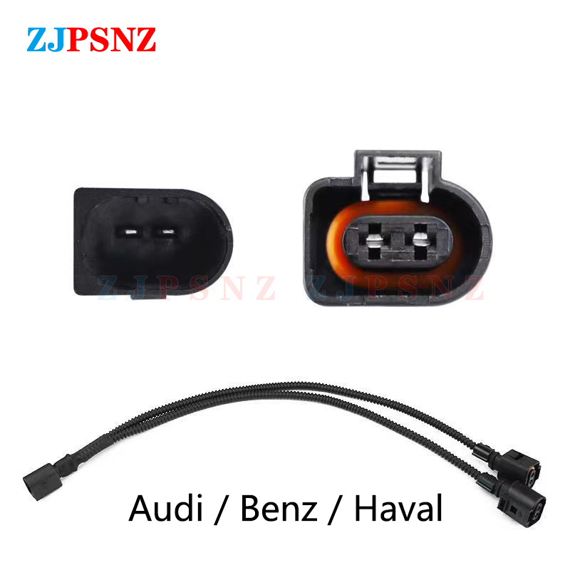 Auto Hoorn Plug Luidspreker Adapter Pigtail Socket Twee Speciale Lijn Beam Hoorn Kabelboom Vrouwelijke Mannelijke Plug Hoorn Socket Conversie: Deep Green