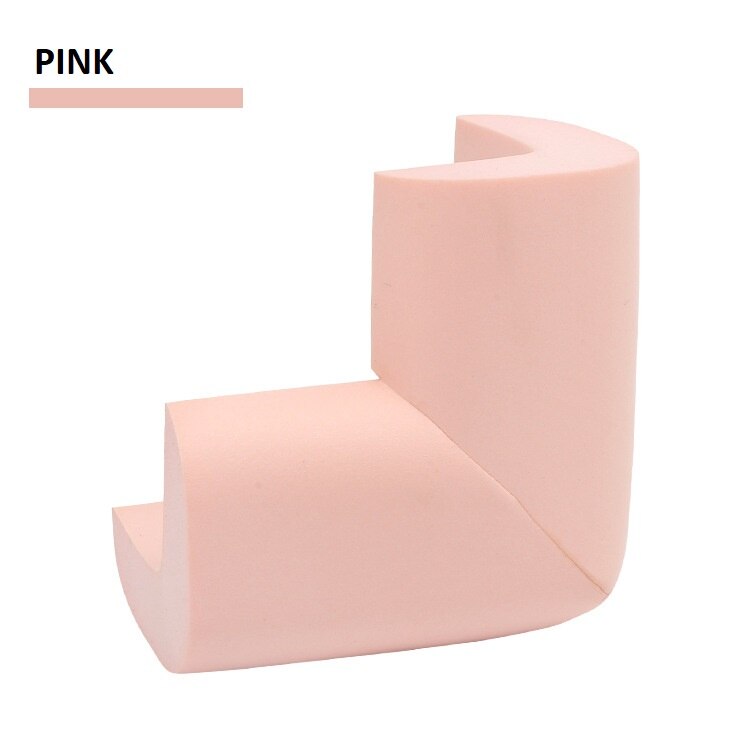 12 pièces Table coin protecteur Anti-collision Angle anti-dérapant épaissir Table coin Double face colle plus épaisse sécurité bébé protecteur: L-Pink