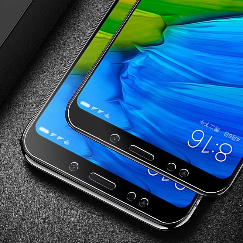Voor Xiaomi Redmi 5 Plus Glas Screen Protector Volledige Cover Lijm Armor Gehard Glas Voor Xiomi Redmi 5 Redmi5 Beschermende film