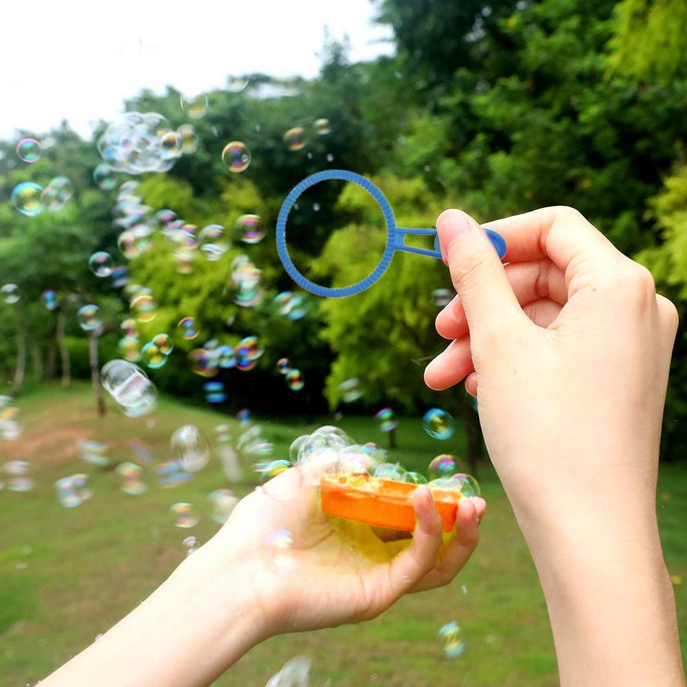 6pz Bambini Che Soffia Bolla di Sapone di Strumenti Giocattolo Bolla Spiedi Macchina Ventilatore Bolla impostato Regali per I Bambini Bolla Giorno tutto'aperto giocattoli Chil Y2K4