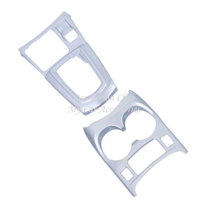 For Nissan Qashqai J11 Car Gear Shift Electronic Handbrake Frame Cover Water Cup Holder Trims ABS Chrome Accessories
