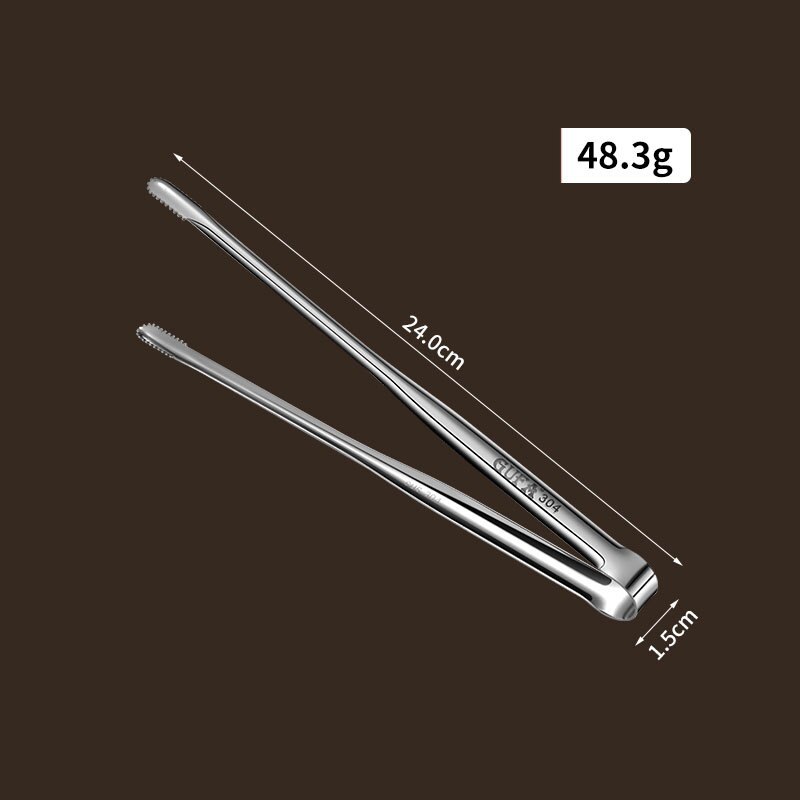 Pince à barbecue en acier inoxydable, pour la cuisson du pain, Simple et facile à utiliser, de bonne , style coréen et japonais: 2