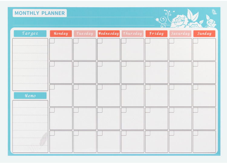 A3 whiteboard månedlig plan skole kunngjøringstavle diy magnetisk meldingstavle kjøleskap magnet kalender daglig planlegger: 6