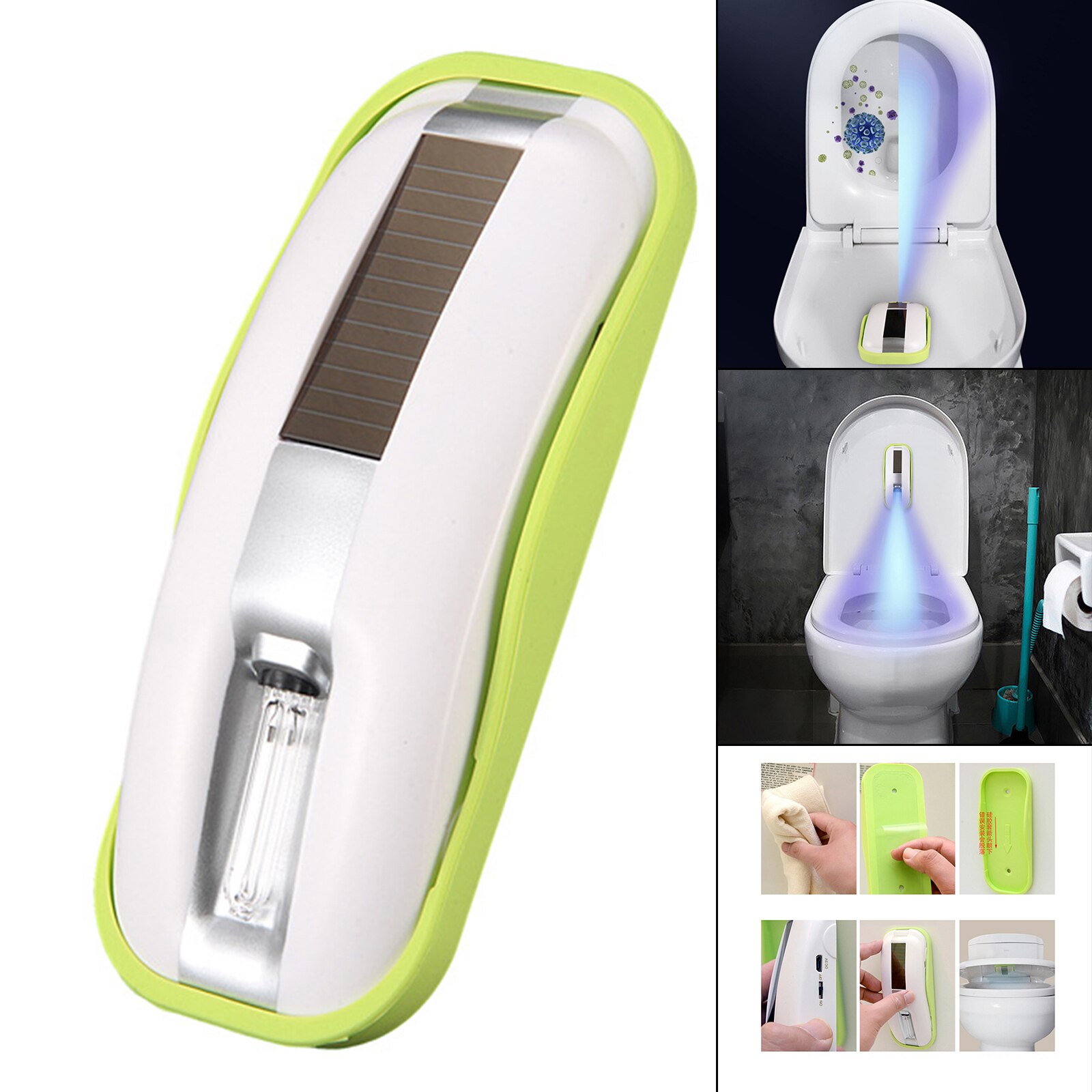 Toilet UV Light Sterilizer, Disinfection Light, USB Charging UV-C Disinfection Lamp, Ultraviolet Cleaning Gadget for Home Office