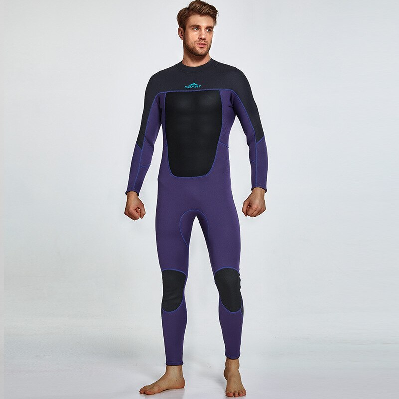 Men Wetsuit 3mm Neoprene Surfing Scuba Diving Snorkeling Swimming Body Suit Wet Suit Surf Kitesurf Clothes Equipment: 3 / M