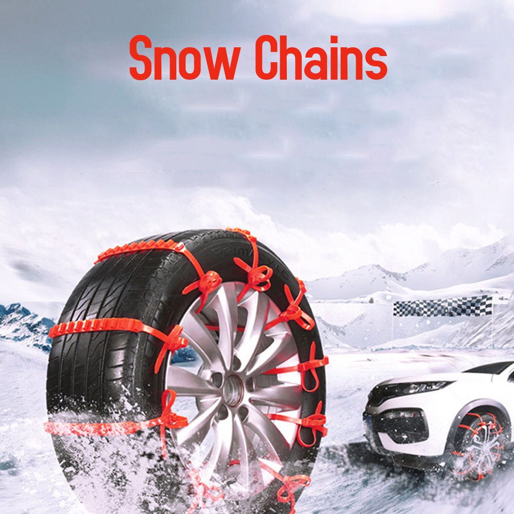 Bil snekæder nødskridsikker dækbælte til de fleste biler suv lastbiler vinterdæk hjul universal snekæder holdbare 20 stk.