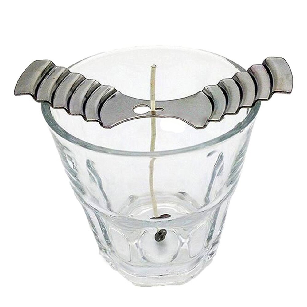12 Pcs Candle Wick Centering Device Metal Candle Wick Holder for Candle Making