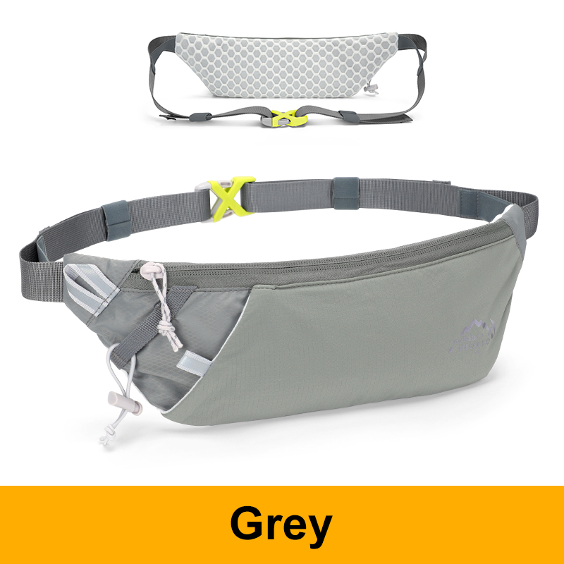 Lauftasche Hüfttasche 7,2 Zoll Sporttasche Handytasche Männer Frauen Wasserdichte Sporttasche kann Wasser halten Radfahren Handytasche Laufgürtel: grau