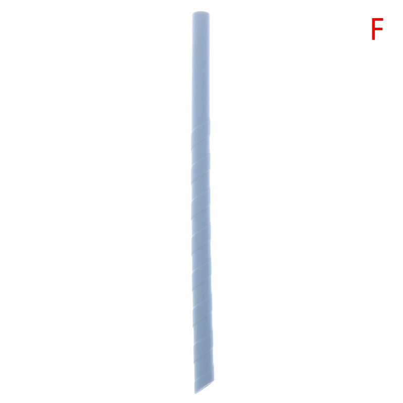 Silicone Straws Set 6 Colors Reusable Drinking Straws with 2 Cleaning Brushes: 6