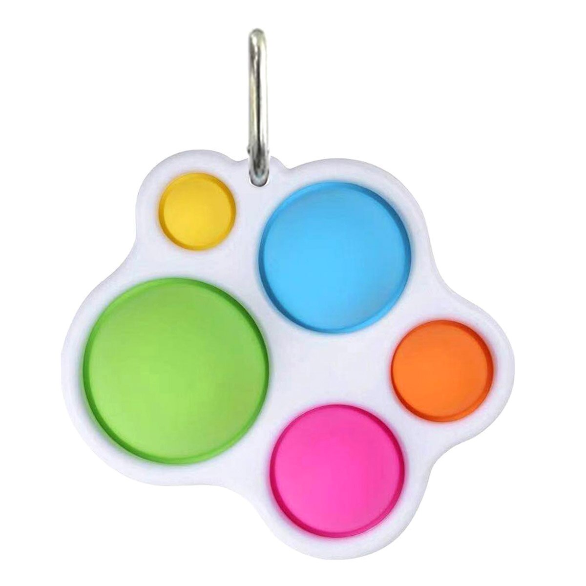 Push Pop Bubble Figet Speelgoed Zintuiglijke Speelgoed Grappige Stress Reliever Speelgoed Pop Sleutelhanger Angst Ring Fidget Speelgoed Voor Volwassen kids: I