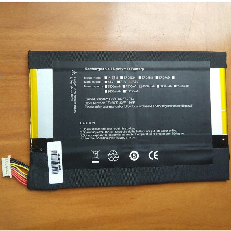 Battery for Cube I7 Handwritten & MIX PLUS Tablet PC Accumulator Li-Po Rechargeable Replacement Kubi i8/C6116/I8116 7.4V 4500mAh