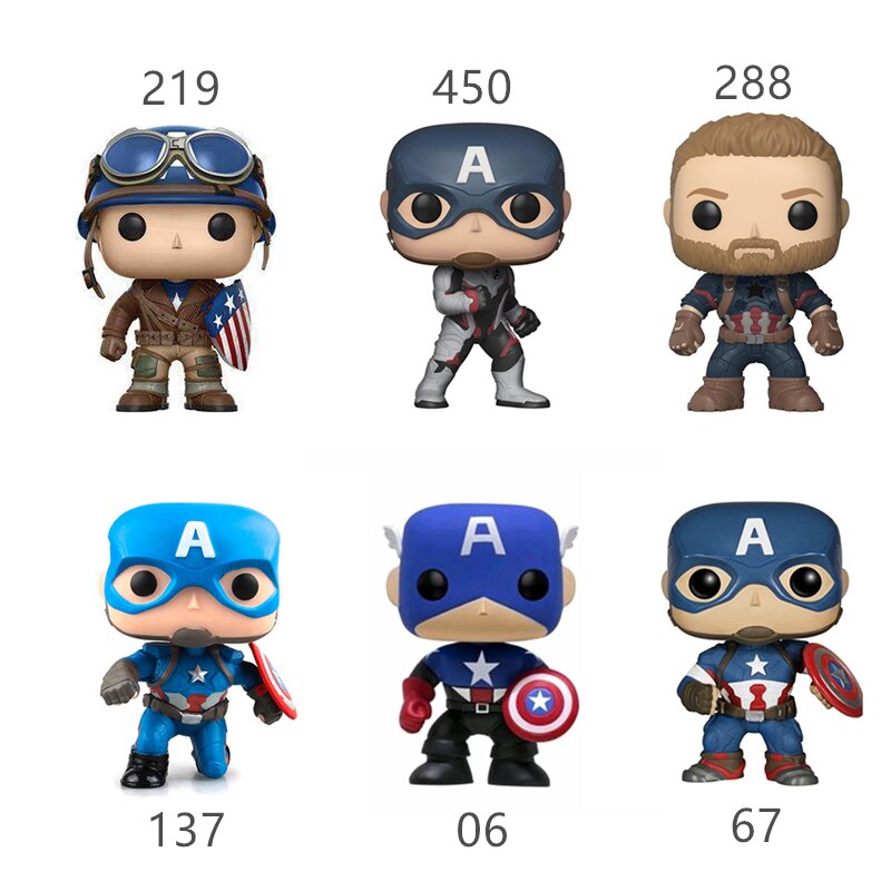 Captain #450 137 288 219 06 57 Exclusieve Vinyl Action Figures Collectible Model Toys Voor Kerst Verjaardagscadeautjes model Speelgoed