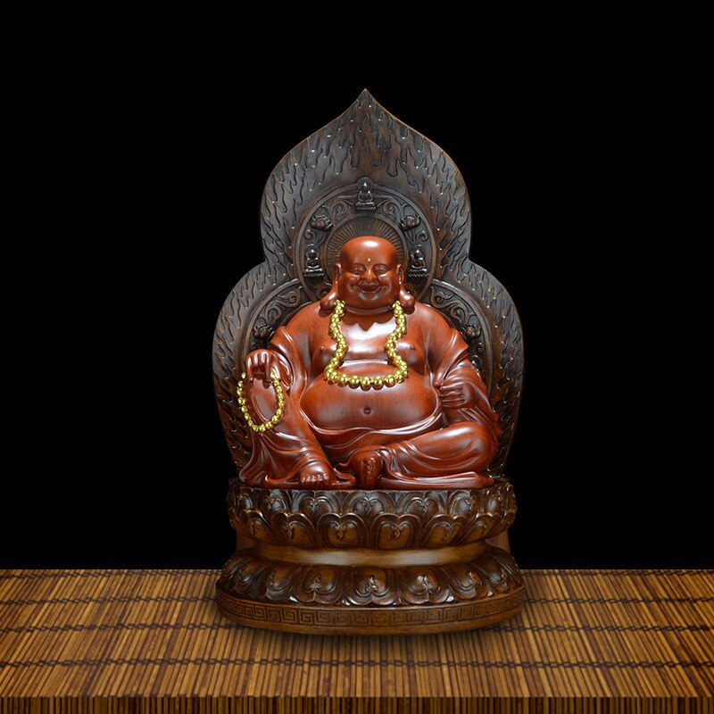 Høj guanyin statue, harpiks moderne kunst skulptur, hjem loft stue dekoration, grin buddha statue 19.5cm