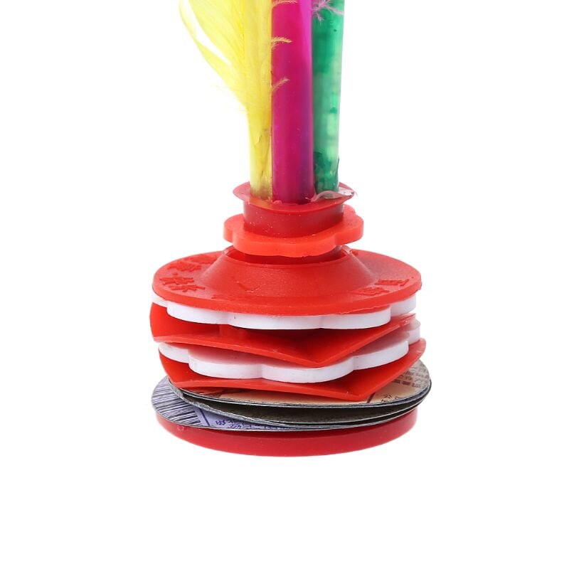 Plume colorée chinois Jianzi Fitness sport jouet jeu pied coup de pied volant T8NC