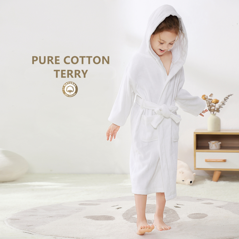 childrens cotton dressing gowns Hooded Robe Childrens Dressing Gowns Next White Peter Rabbit Cotton Dressing Gown JoJo Maman Bb