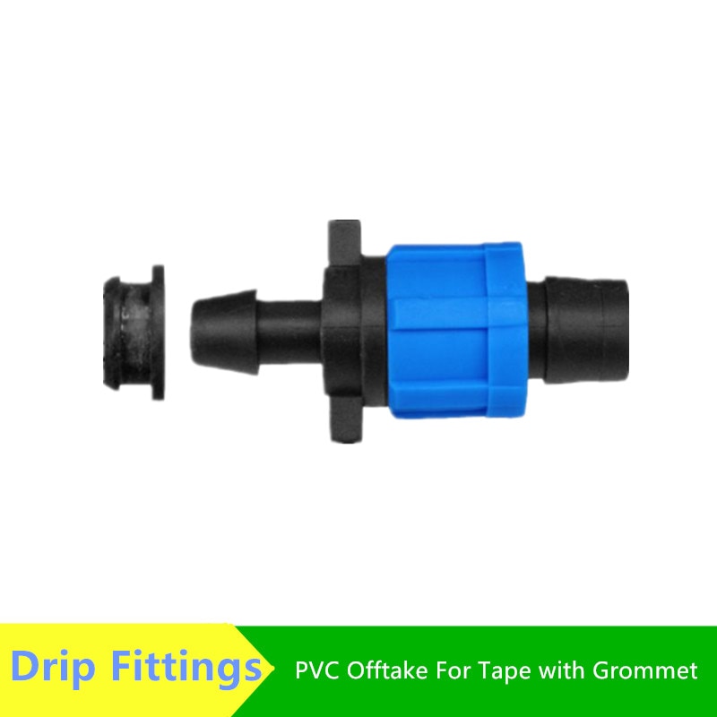Dn17 Tape Offtake Connector With Grommet 5/8&quot;(16mm)Tape Swivel Drip Tape Fittings For Garden Watering Drip Fittings