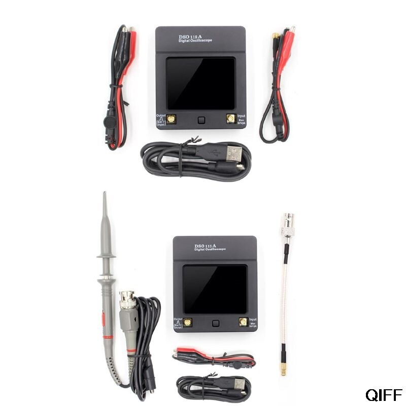 DSO 112A Mini Digital Oscilloscope Touch Screen TFT Portable Pocket USB Interface 2MHz Bandwidth 5Msps Sampling Rate Aug. 12