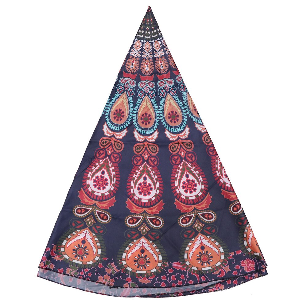 1pc bedrukte sjaals unieke uv-bescherming lichtgewicht ronde dames sjaal doek accessoire strandlaken sjaal handdoek voor dames